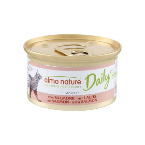 Almo Nature Cat DAILY Mousse Salmon konservi kaķiem pastēte Lasis 85g